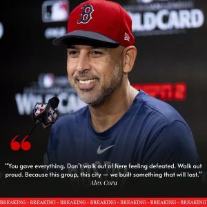 SAD NEWS: Alex Cora’s Emotional Message to His Red Sox Players After Elimination — “Hold Your Heads High, Because You Fought for Something Bigger Than Baseball”.nh1