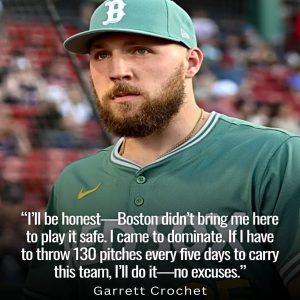BREAKING: White Sox Ace Garrett Crochet Sparks Controversy With ‘Arrogant’ Admission After Intense Red Sox-Yankees Clash, Leaving Fans Divided Over Confidence, Ego, and the Fine Line Between Greatness and Pride.nh1